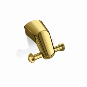 Gold Bornozluk İkili Askılık Havluluk Banyo Askısı Havluluğu Gold
