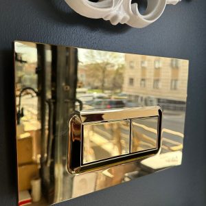 Gold Gömme Rezervuar Gold Taharet Musluğu Stop Valf Komple Set Kumanda Paneli