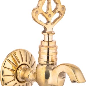 Kurna Hamam Musluğu Gold Kurna Bataryası Özel Tasarım Vintage Hamam Musluğu Pirinç