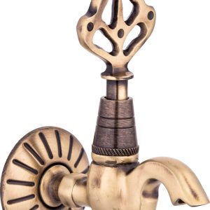 Kurna Musluğu Antık Gold Kurna Bataryası Özel Tasarım Hamam Musluğu Eskitme Musluk
