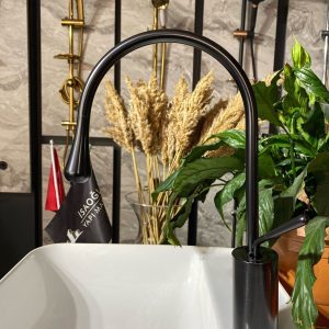 Mat Siyah Drop Design Armatür Mutfak Ve Banyo