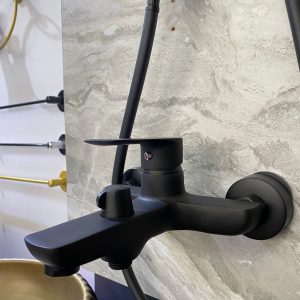 Mat Siyah Ginza Banyo Bataryası