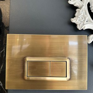 Antik Gold Gömme Rezervuar Antik Gold Taharet Musluğu Valf Komple Set Kumanda Paneli