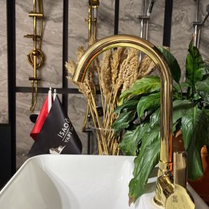 Parlak Gold Diamond Design Mutfak Bataryası