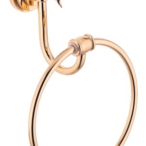 Gold Havluluk Komple Pirinç Vintage Banyo Havluluk Gold Premium