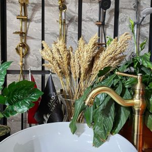 Antik Gold Polina Çanak Lavabo Bataryası