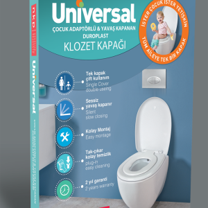 Nkp Çocuk Adaptörlü Amortisörlü Klozet Kapağı