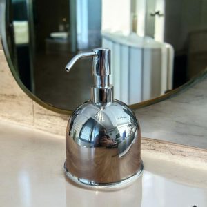 Sıvı Sabunluk Silver Gümüş Özel Seri Sabunluk Pirinç Malzeme