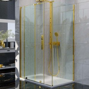S'tina Dikdörtgen Gold Altın Duşakabin Grand MS11