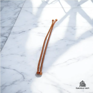 Bakır Klozet Flexi 50 Cm 2 Adet Bronz Çelik Örgülü Hortum