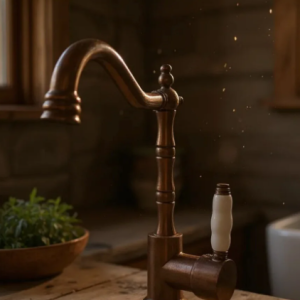 Eskitme Bakır Zen Batarya Banyo ve Mutfak Uyumlu Rustik Eskitme Bronz