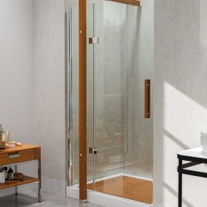 S'tina İki Duvar Arası Ahşap Duşakabin Wood MS22
