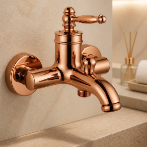 Rose Bakır Rustik Banyo Bataryası Retro Duş Armatürü Pirinç Paslanmaz Bakır Bronz Batarya