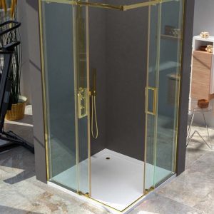 S'tina Kare Gold Altın Duşakabin Royal MS20