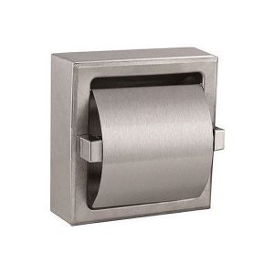 Paslanmaz Sıva Üstü Tekli Kağıtlık 16x16 cm