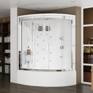 S'tina Compact Sistem Oval Küvet Duşakabin