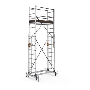Saraylı Özel Alaşımlı Alüminyum İskele Merdiven 2X3 m (6 Metre) 7511-D