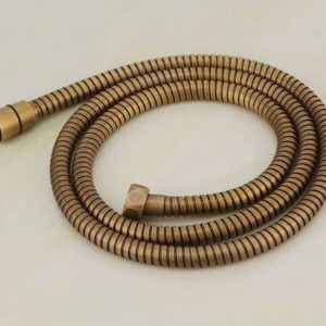 Antik Gold Duş Zinciri Paslanmaz Dayanıklı Zincir Pirinç Rekorlu Antik Duş Hortumu