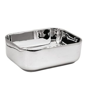 Silver Gümüş Krom Çanak Lavabo